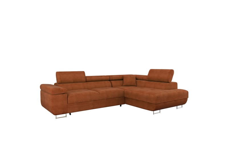 Gabina Soffa med Schäslong 3-sits - Orange - Möbler - Vardagsrum - Soffor - Divansoffa & schäslong