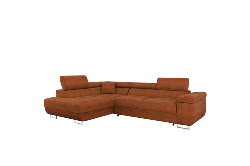 Gabina Soffa med Schäslong 3-sits - Orange - Möbler - Vardagsrum - Soffor - Divansoffa & schäslong