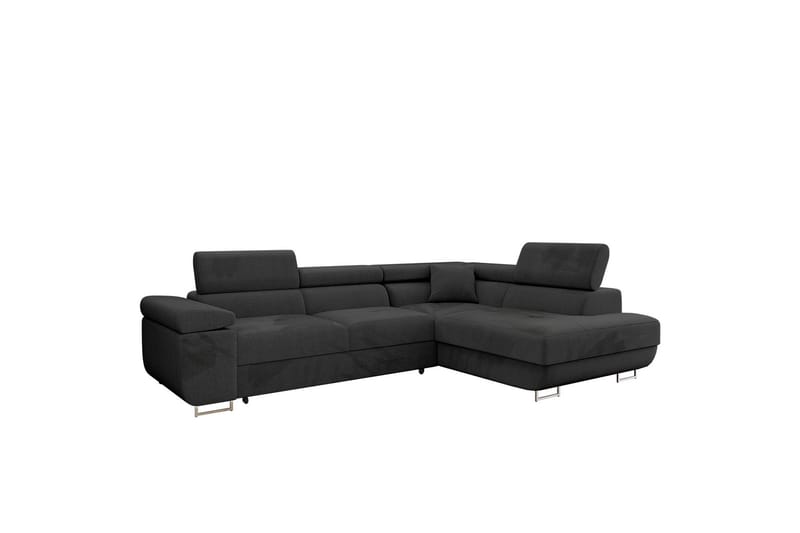 Gabina Soffa med Schäslong 3-sits - Svart - Möbler - Vardagsrum - Soffor - Divansoffa & schäslong