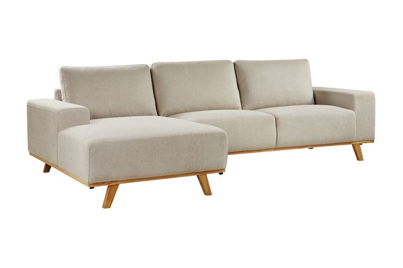 Gaines Hörnsoffa 3-sits - Beige/Ljust trä - Möbler - Vardagsrum - Soffor - Hörnsoffor