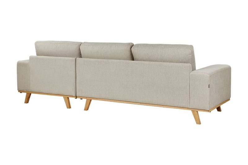 Gaines Hörnsoffa 3-sits - Beige/Ljust trä - Möbler - Vardagsrum - Soffor - Hörnsoffor