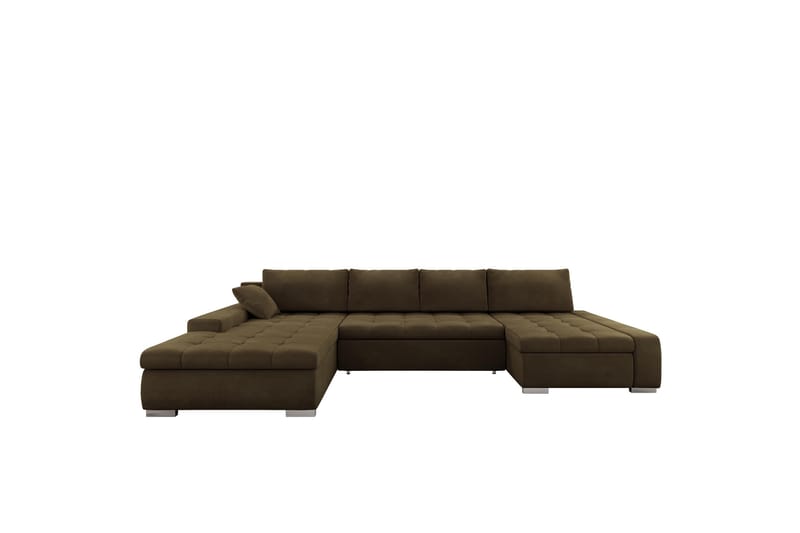 Gamal Soffa Dubbeldivan 4-sits - Brun - Möbler - Vardagsrum - Soffor - U-soffor