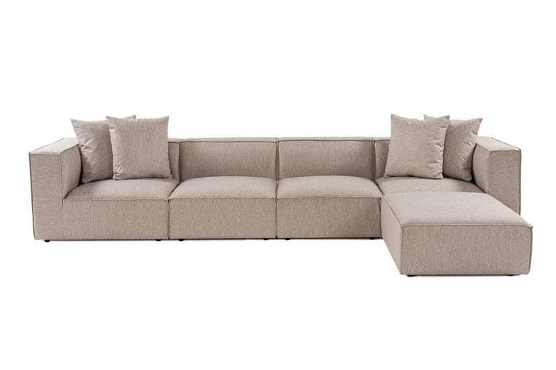 Gregor Soffa med Divan 4-sits - Sand beige - Möbler - Vardagsrum - Soffor - Divansoffa & schäslong