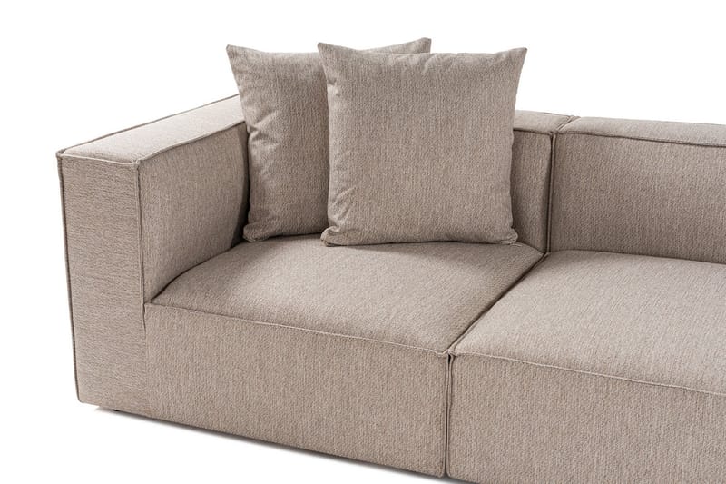 Gregor Soffa med Divan 4-sits - Sand beige - Möbler - Vardagsrum - Soffor - Divansoffa & schäslong