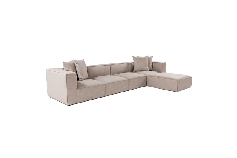 Gregor Soffa med Divan 4-sits - Sand beige - Möbler - Vardagsrum - Soffor - Divansoffa & schäslong