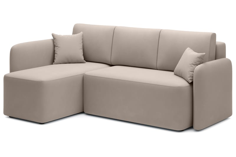 Hadson 3-sits Soffa med Divan Beige - Möbler - Vardagsrum - Soffor - Divansoffa & schäslong