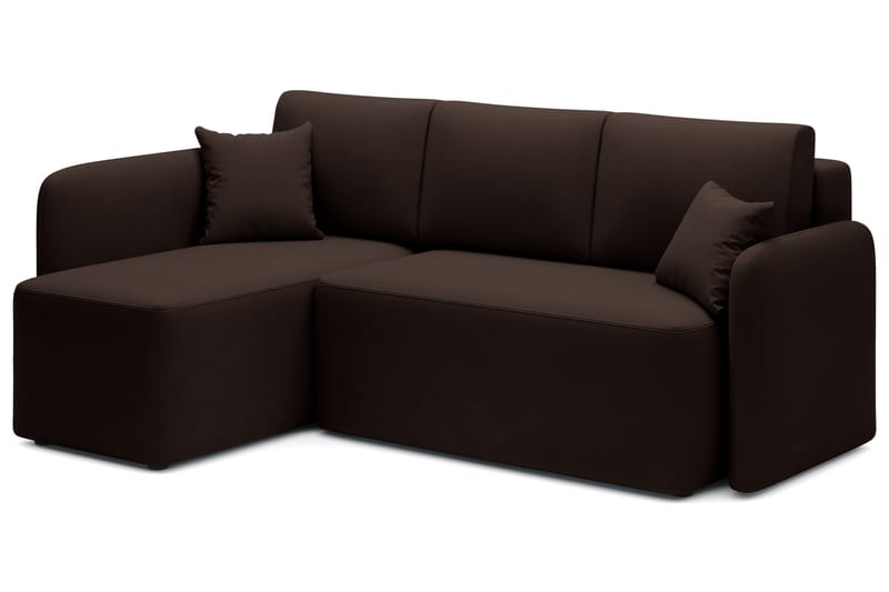 Hadson 3-sits Soffa med Divan Brun - Möbler - Vardagsrum - Soffor - Divansoffa & schäslong