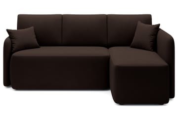 Hadson 3-sits Soffa med Divan Brun