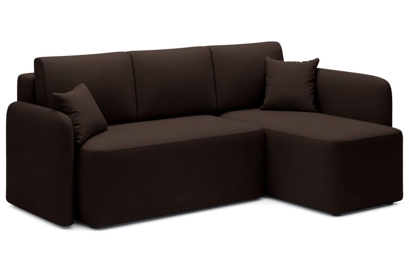 Hadson 3-sits Soffa med Divan Brun - Möbler - Vardagsrum - Soffor - Divansoffa & schäslong