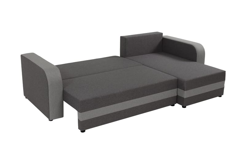 Hewlet Soffa med Divan 3-sits - Svart/Beige - Möbler - Vardagsrum - Soffor - Divansoffa & schäslong