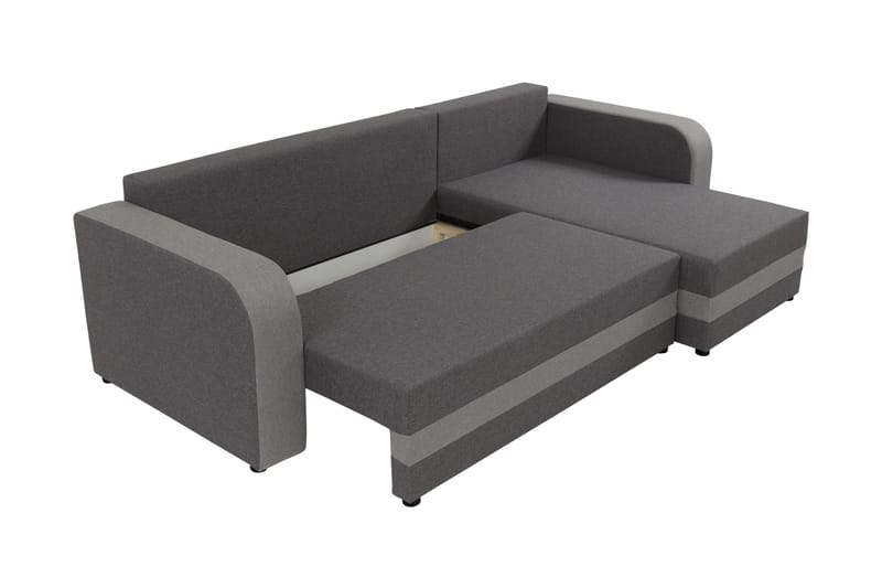 Hewlet Soffa med Divan 3-sits - Svart/Beige - Möbler - Vardagsrum - Soffor - Divansoffa & schäslong