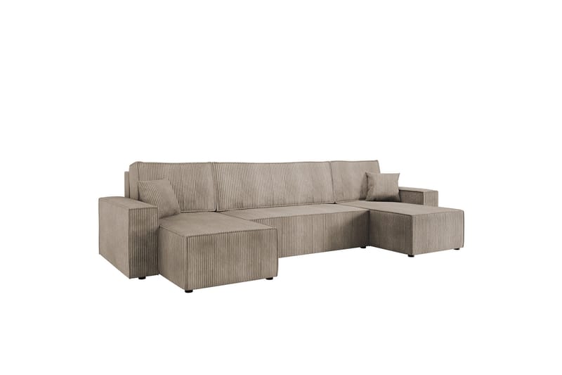 Hobson Soffa Dubbeldivan 4-sits - Beige - Möbler - Vardagsrum - Soffor - U-soffor