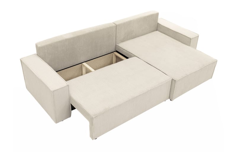 Hobson Soffa med Divan 3-sits - Beige - Möbler - Vardagsrum - Soffor - Divansoffa & schäslong