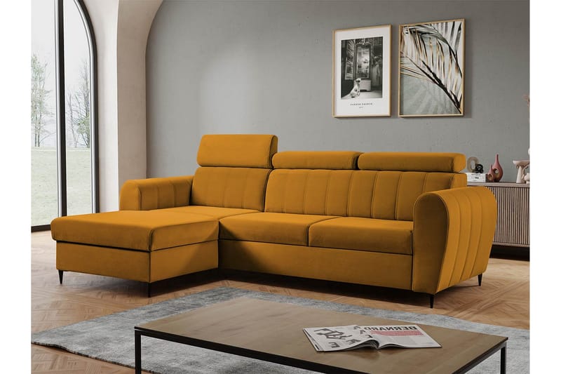 Hoffman Soffa med Divan 3-sits - Orange - Möbler - Vardagsrum - Soffor - Divansoffa & schäslong