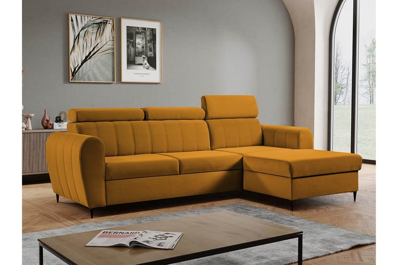 Hoffman Soffa med Divan 3-sits - Orange - Möbler - Vardagsrum - Soffor - Divansoffa & schäslong