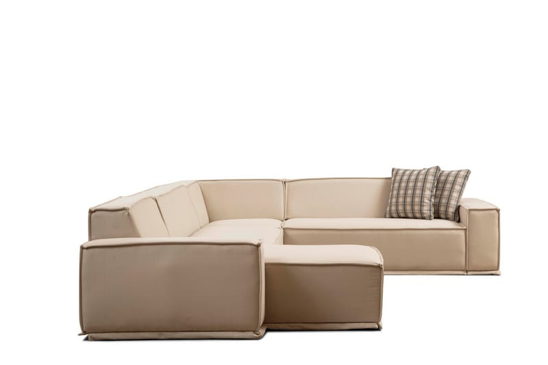 Heddon Hörnsoffa m. Divan 5-sits Beige - Möbler - Vardagsrum - Soffor - Hörnsoffor