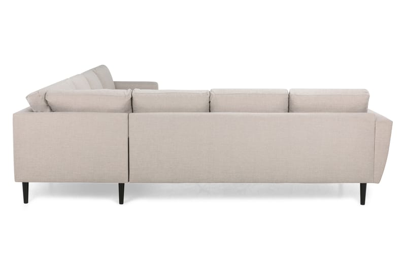 STAMFORD Large Hörnsoffa Beige/Svart - Möbler - Vardagsrum - Soffor - Hörnsoffor