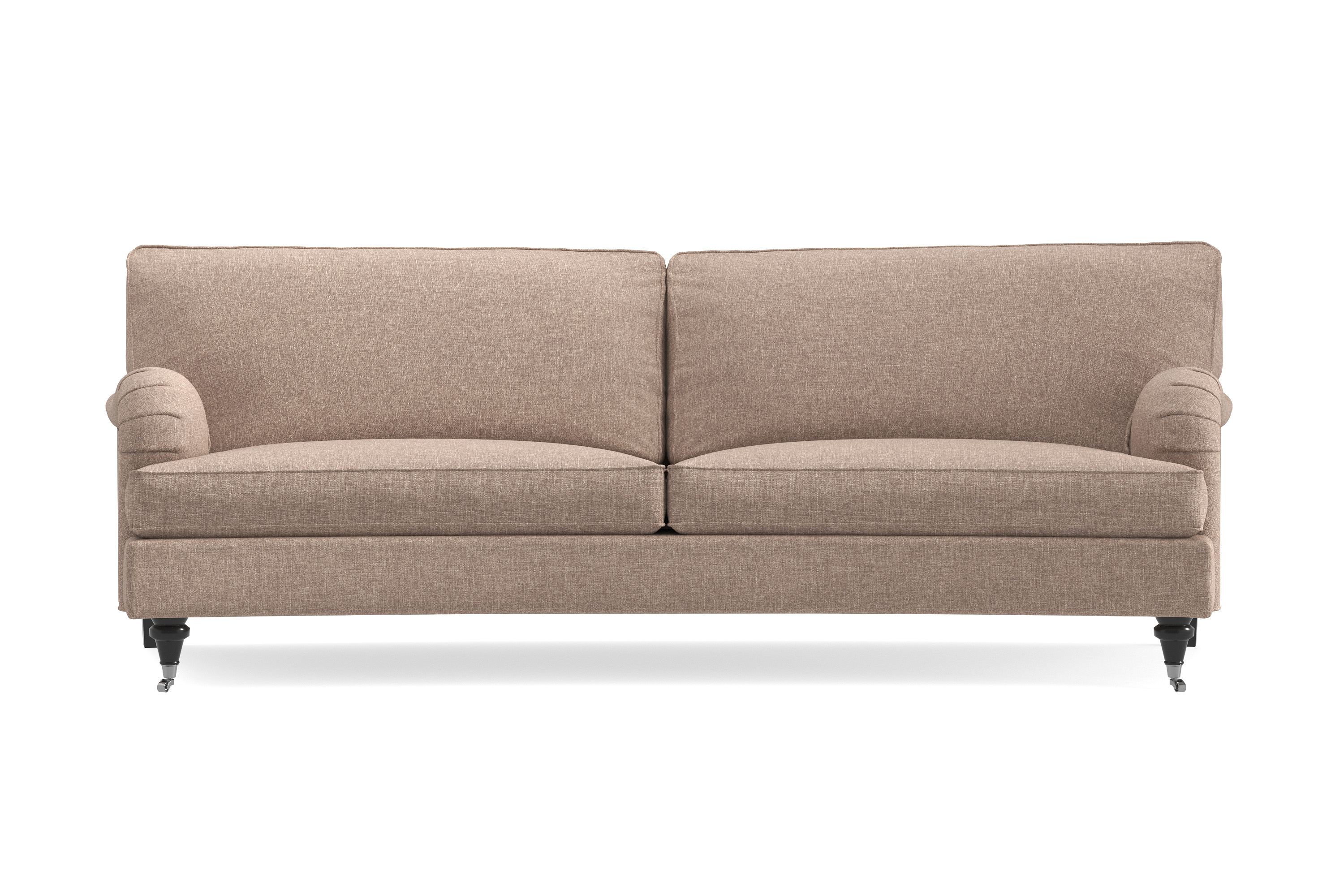 HOWARD Classic 2,5-sits Soffa Svängd - Mörkbeige Howardsoffor