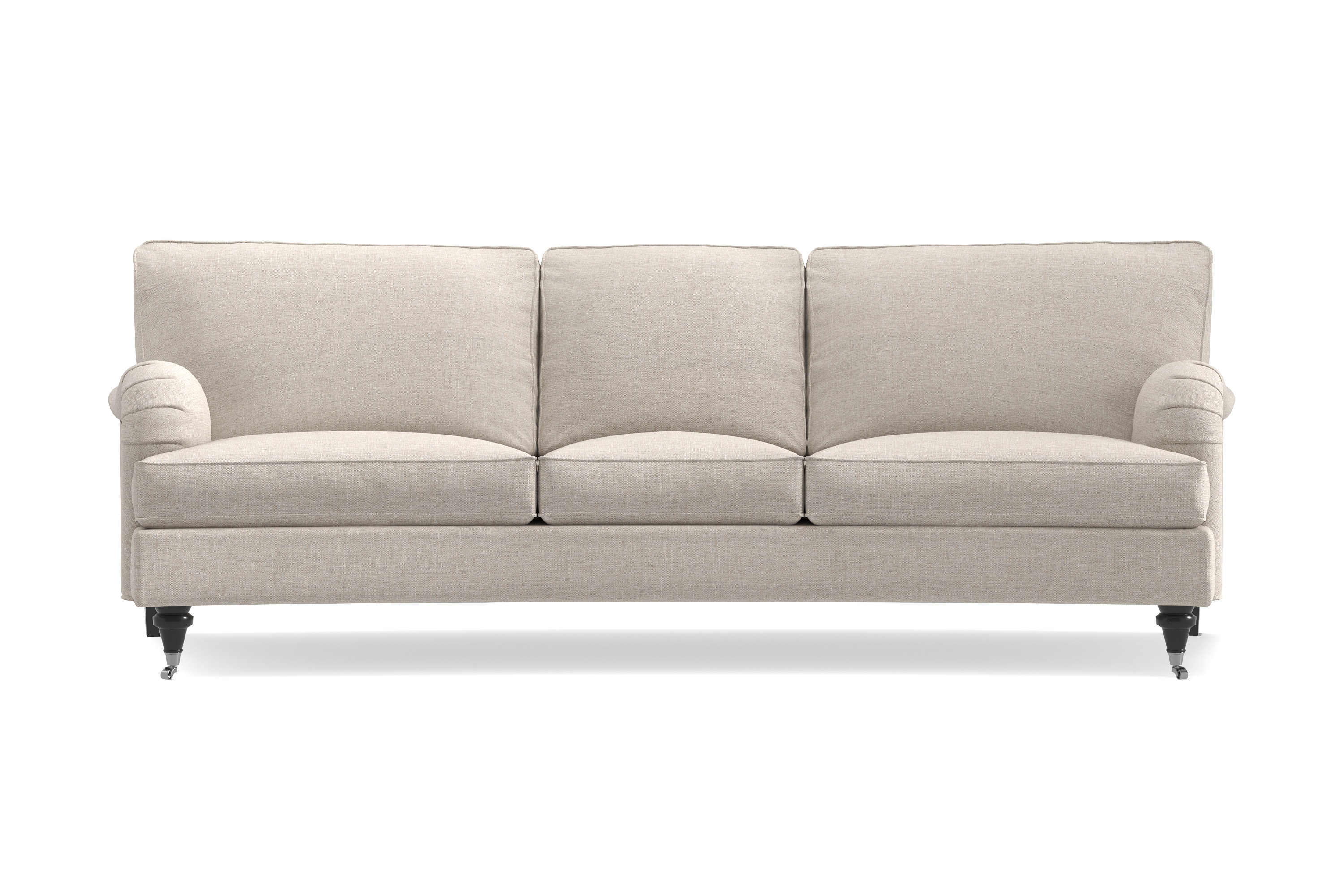 HOWARD Classic 3-sits Soffa Svängd - Beige Howardsoffor