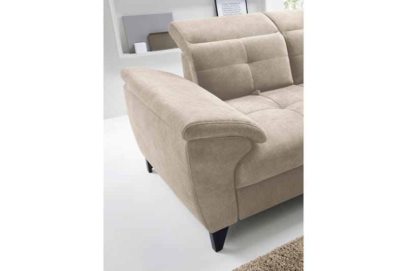 Inferne 5-sits Soffa med Schäslong Beige - Möbler - Vardagsrum - Soffor - Divansoffa & schäslong