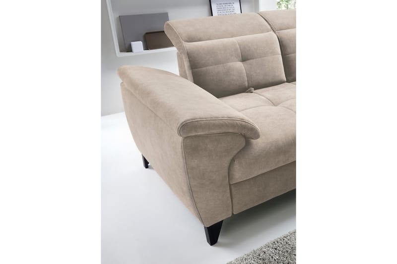 Inferne 5-sits Soffa med Schäslong Beige - Möbler - Vardagsrum - Soffor - Divansoffa & schäslong