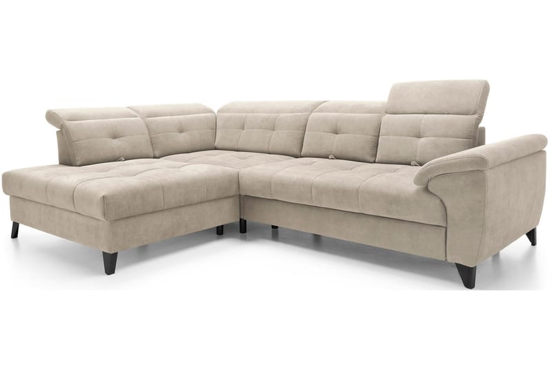 Inferne 5-sits Soffa med Schäslong Beige - Möbler - Vardagsrum - Soffor - Divansoffa & schäslong