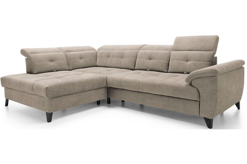 Inferne 5-sits Soffa med Schäslong Beige - Möbler - Vardagsrum - Soffor - Divansoffa & schäslong