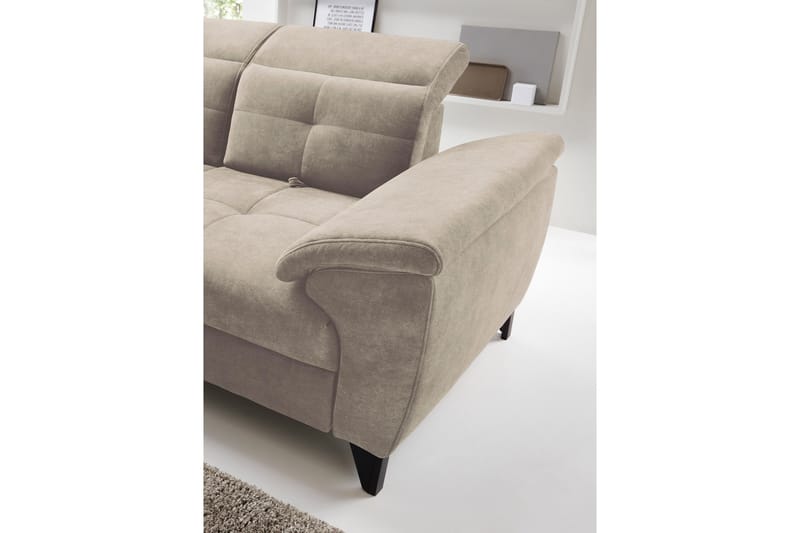 Inferne 5-sits Soffa med Schäslong Beige - Möbler - Vardagsrum - Soffor - Divansoffa & schäslong