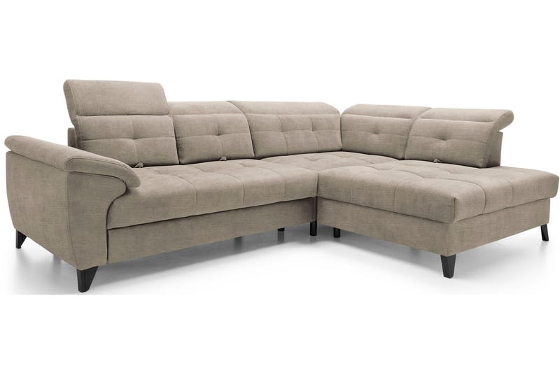 Inferne 5-sits Soffa med Schäslong Beige - Möbler - Vardagsrum - Soffor - Divansoffa & schäslong