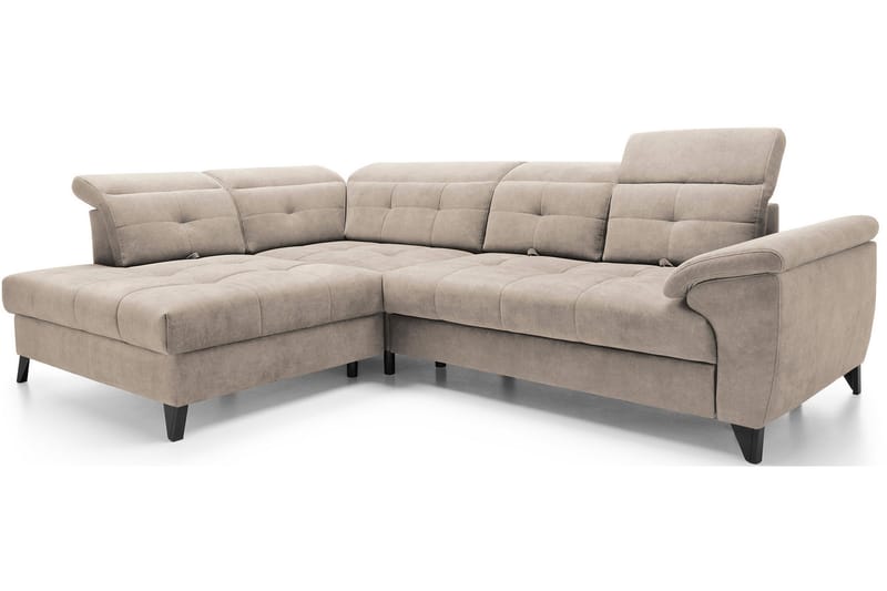 Inferne 5-sits Soffa med Schäslong Beige - Möbler - Vardagsrum - Soffor - Divansoffa & schäslong