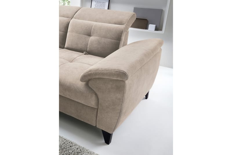 Inferne 5-sits Soffa med Schäslong Beige - Möbler - Vardagsrum - Soffor - Divansoffa & schäslong