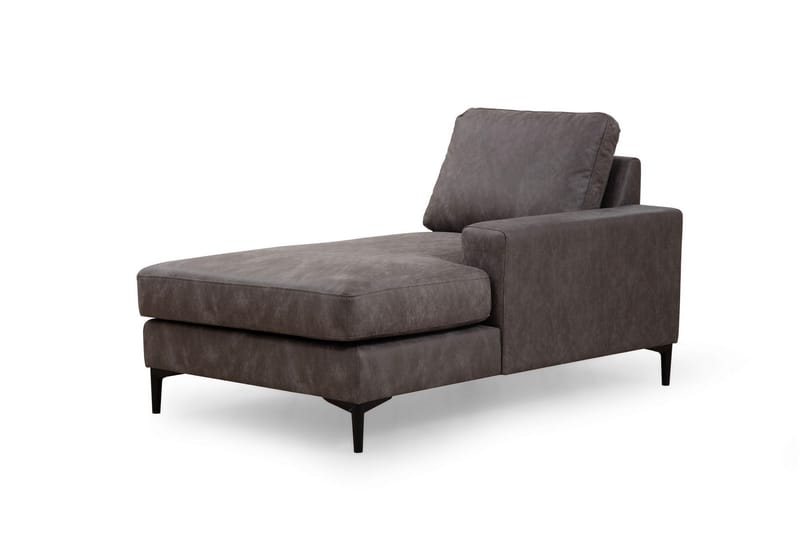 KAMMELLE Soffa m. Divan och Schäslong 4-sits Antracit - Möbler - Vardagsrum - Soffor - U-soffor