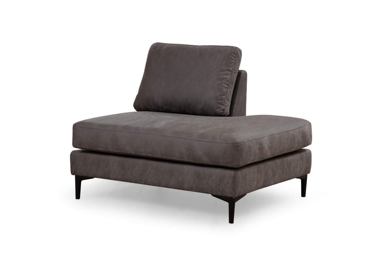 KAMMELLE Soffa m. Divan och Schäslong 4-sits Antracit - Möbler - Vardagsrum - Soffor - U-soffor