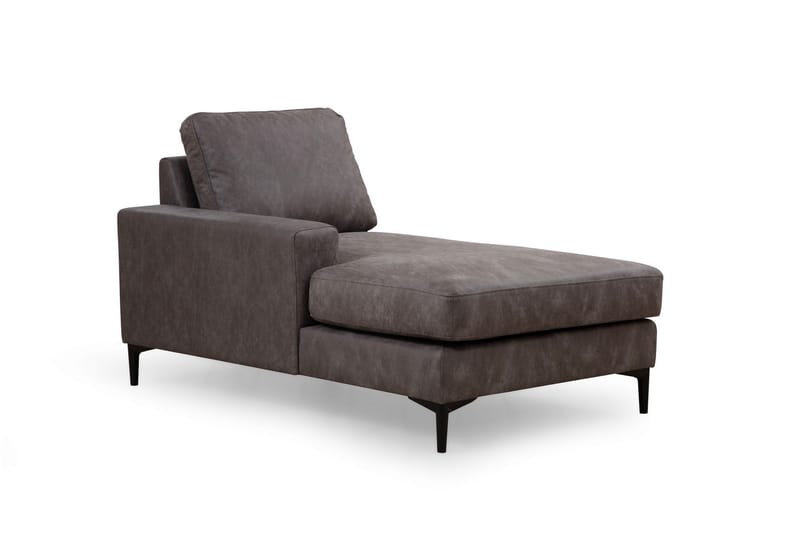 KAMMELLE Soffa m. Divan och Schäslong 4-sits Antracit - Möbler - Vardagsrum - Soffor - U-soffor