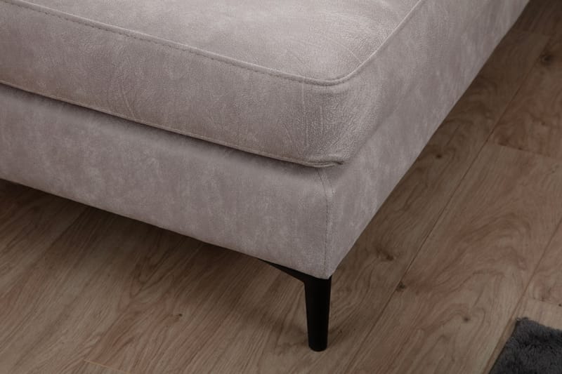 KAMMELLE Soffa m. Divan och Schäslong 4-sits Beige - Möbler - Vardagsrum - Soffor - U-soffor