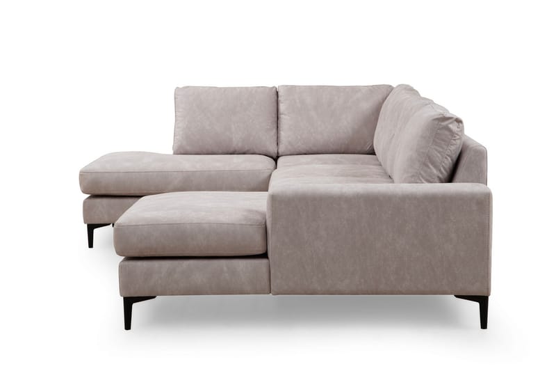 KAMMELLE Soffa m. Divan och Schäslong 4-sits Beige - Möbler - Vardagsrum - Soffor - U-soffor