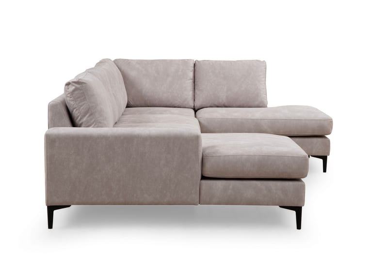 KAMMELLE Soffa m. Divan och Schäslong 4-sits Beige - Möbler - Vardagsrum - Soffor - U-soffor