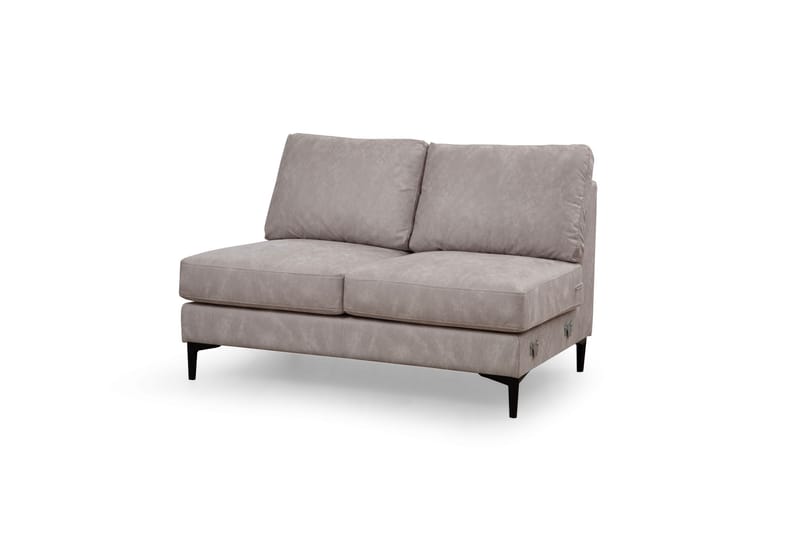 KAMMELLE Soffa m. Divan och Schäslong 4-sits Beige - Möbler - Vardagsrum - Soffor - U-soffor