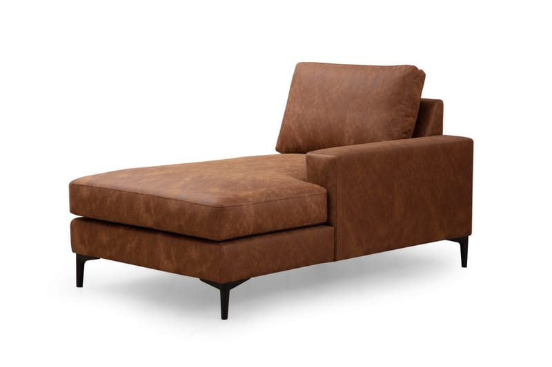 KAMMELLE Soffa m. Divan och Schäslong 4-sits Brun - Möbler - Vardagsrum - Soffor - U-soffor