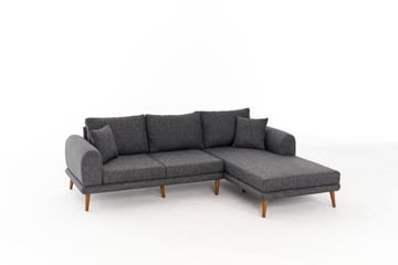 KHAMBALIA 4-sits Soffa med Divan Antracit