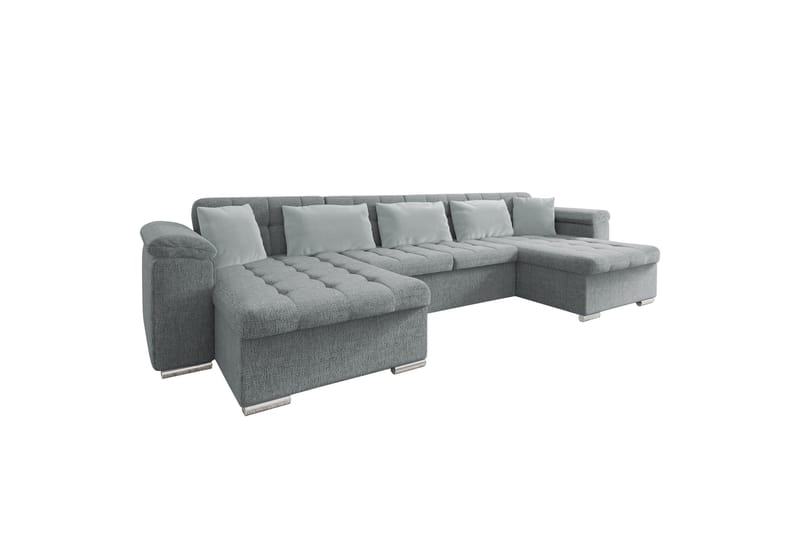 Kinzer Soffa Dubbeldivan 5-sits - Grå/Ljusgrå - Möbler - Vardagsrum - Soffor - U-soffor