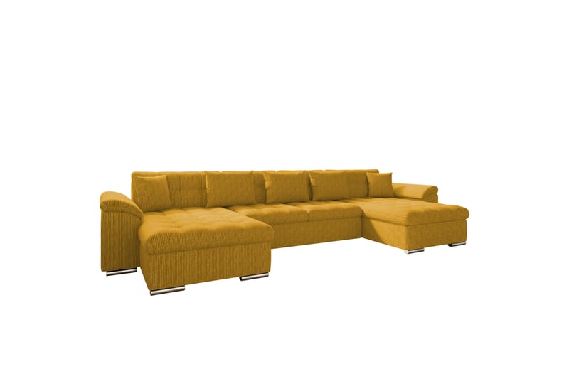 Kinzer Soffa Dubbeldivan 5-sits - Gul - Möbler - Vardagsrum - Soffor - U-soffor