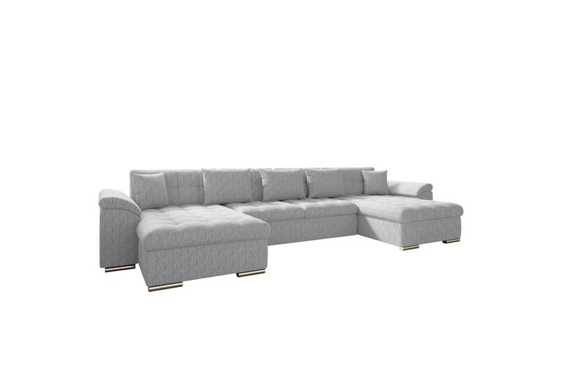 Kinzer Soffa Dubbeldivan 5-sits - Ljusgrå - Möbler - Vardagsrum - Soffor - U-soffor