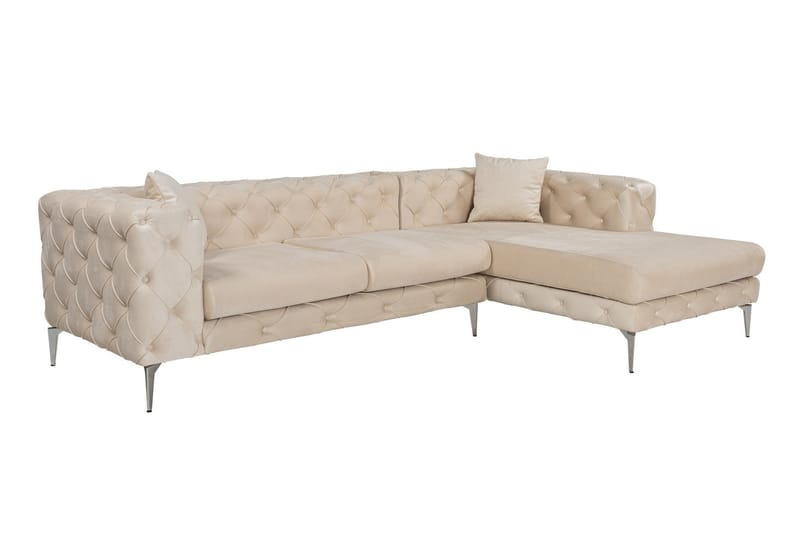 Leithfield 3-sits Soffa med Divan Höger Beige - Möbler - Vardagsrum - Soffor - Divansoffa & schäslong