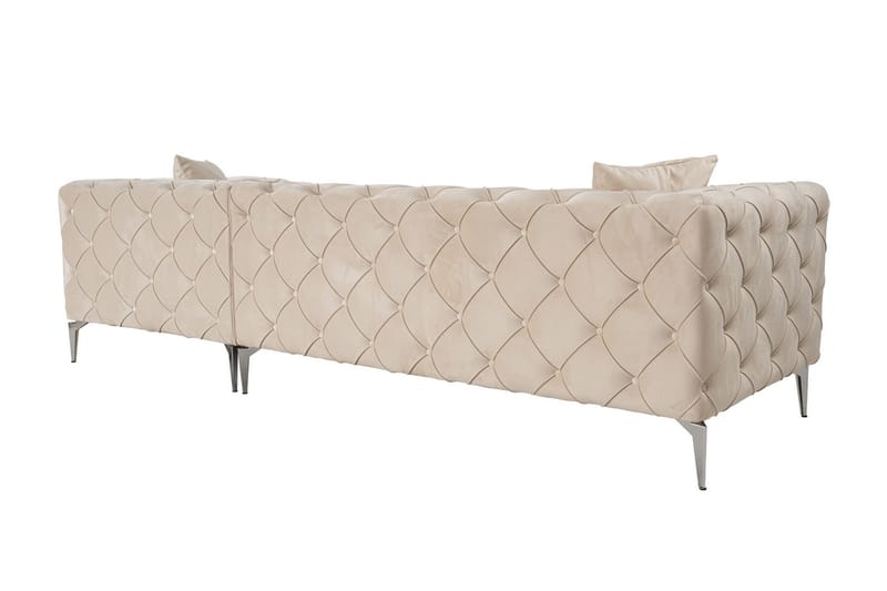 Leithfield 3-sits Soffa med Divan Höger Beige - Möbler - Vardagsrum - Soffor - Divansoffa & schäslong