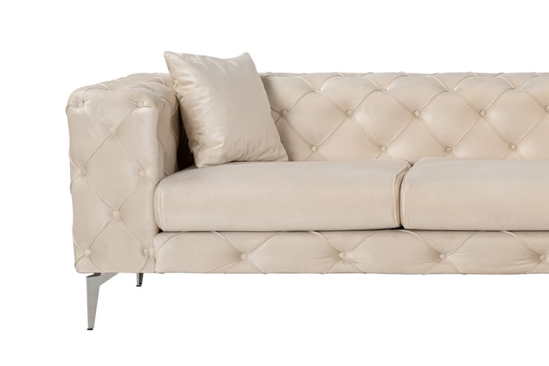 Leithfield 3-sits Soffa med Divan Höger Beige - Möbler - Vardagsrum - Soffor - Divansoffa & schäslong