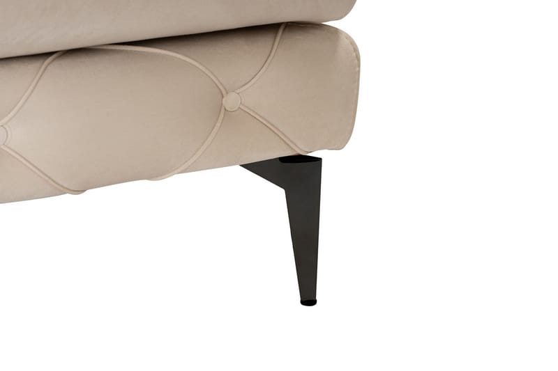 Leithfield 3-sits Soffa med Divan Höger Beige - Möbler - Vardagsrum - Soffor - Divansoffa & schäslong