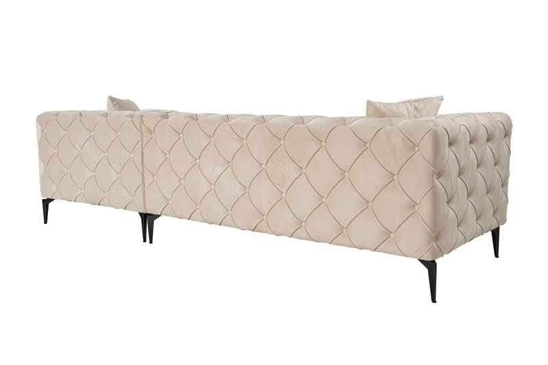 Leithfield 3-sits Soffa med Divan Höger Beige - Möbler - Vardagsrum - Soffor - Divansoffa & schäslong