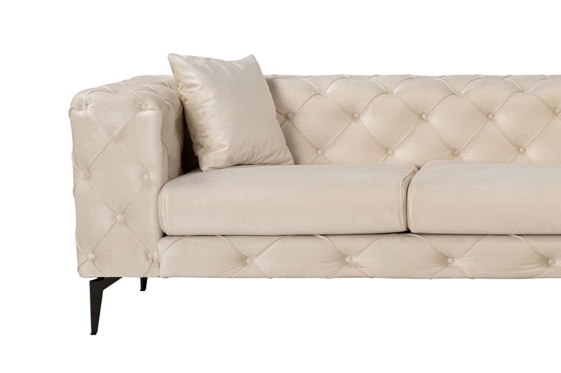 Leithfield 3-sits Soffa med Divan Höger Beige - Möbler - Vardagsrum - Soffor - Divansoffa & schäslong