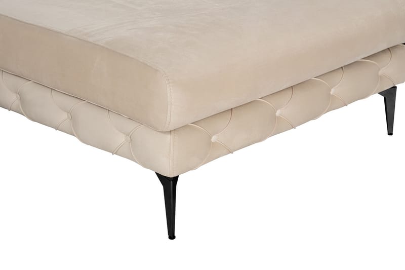 Leithfield 3-sits Soffa med Divan Höger Beige - Möbler - Vardagsrum - Soffor - Divansoffa & schäslong